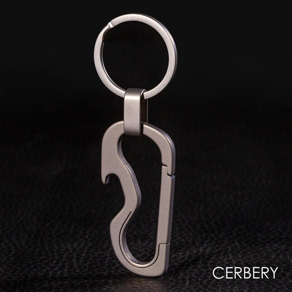 Schlüsselanhänger aus Titan (Silber)